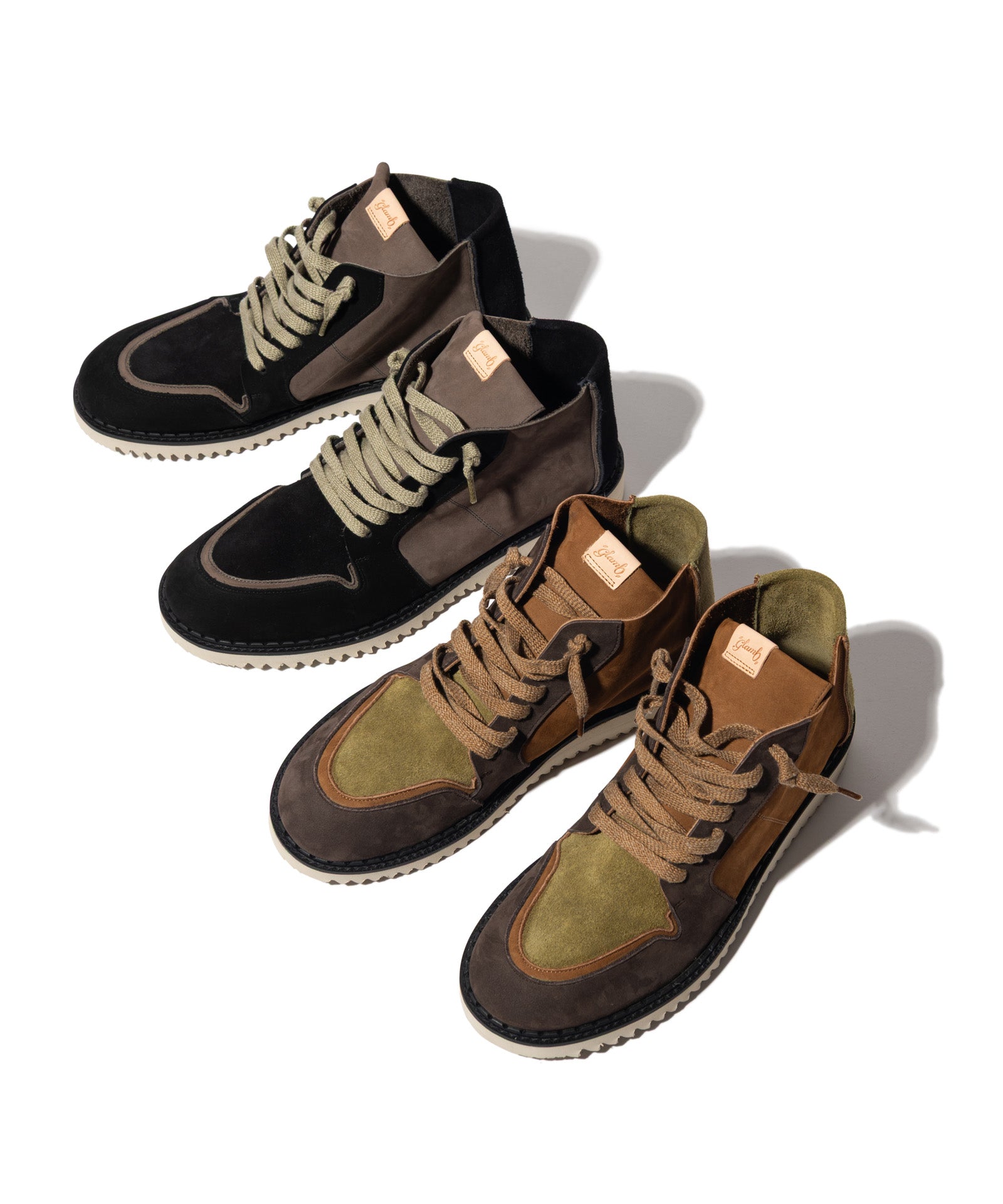 Leather Mid-Cut Sneakers / レザーミッドカットスニーカー