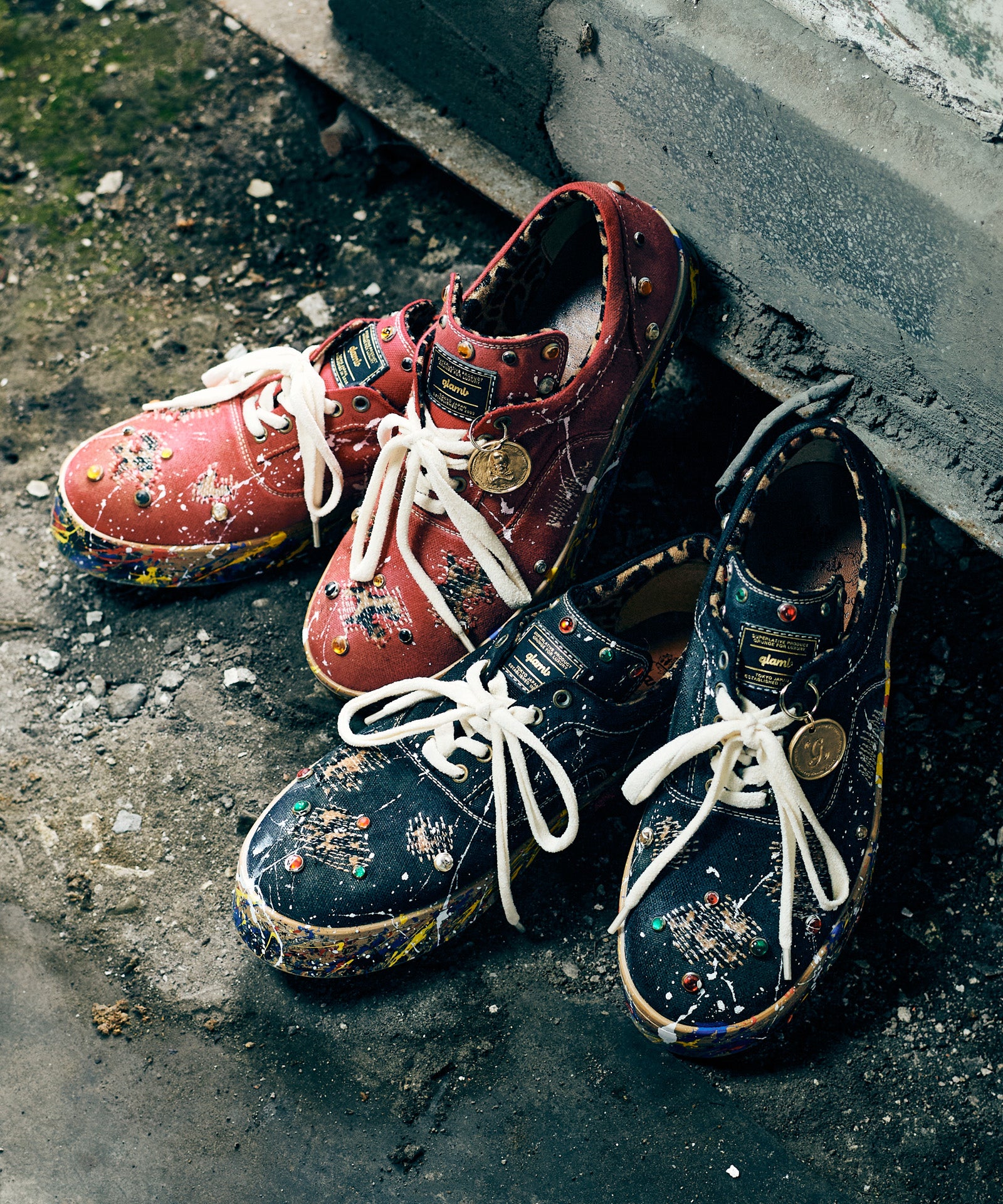 Grunge Stone Sneakers / グランジストーンスニーカー