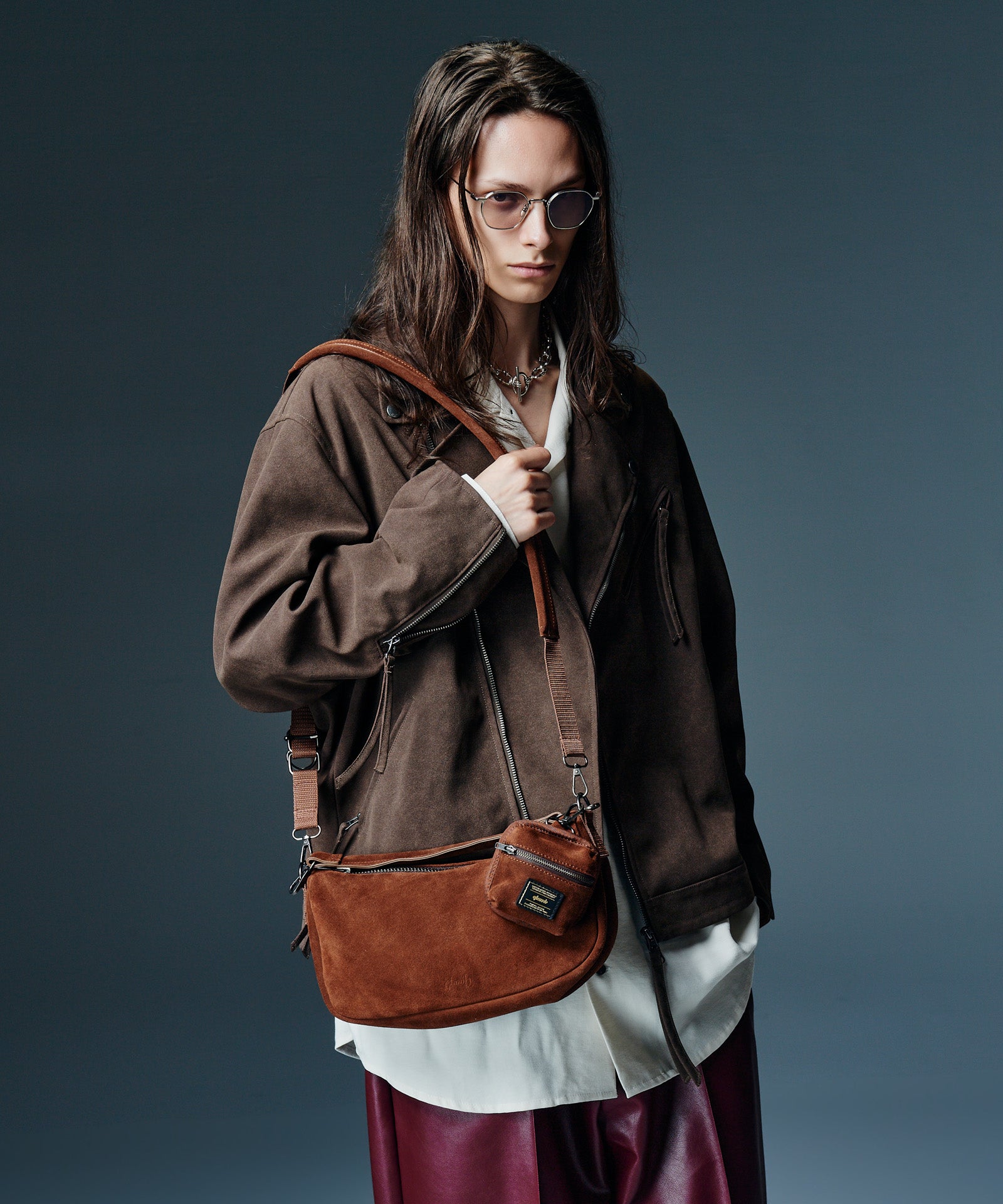 GB0426/AC06 : 2Way Leather Sacoche Bag / 2ウェイレザーサコッシュ