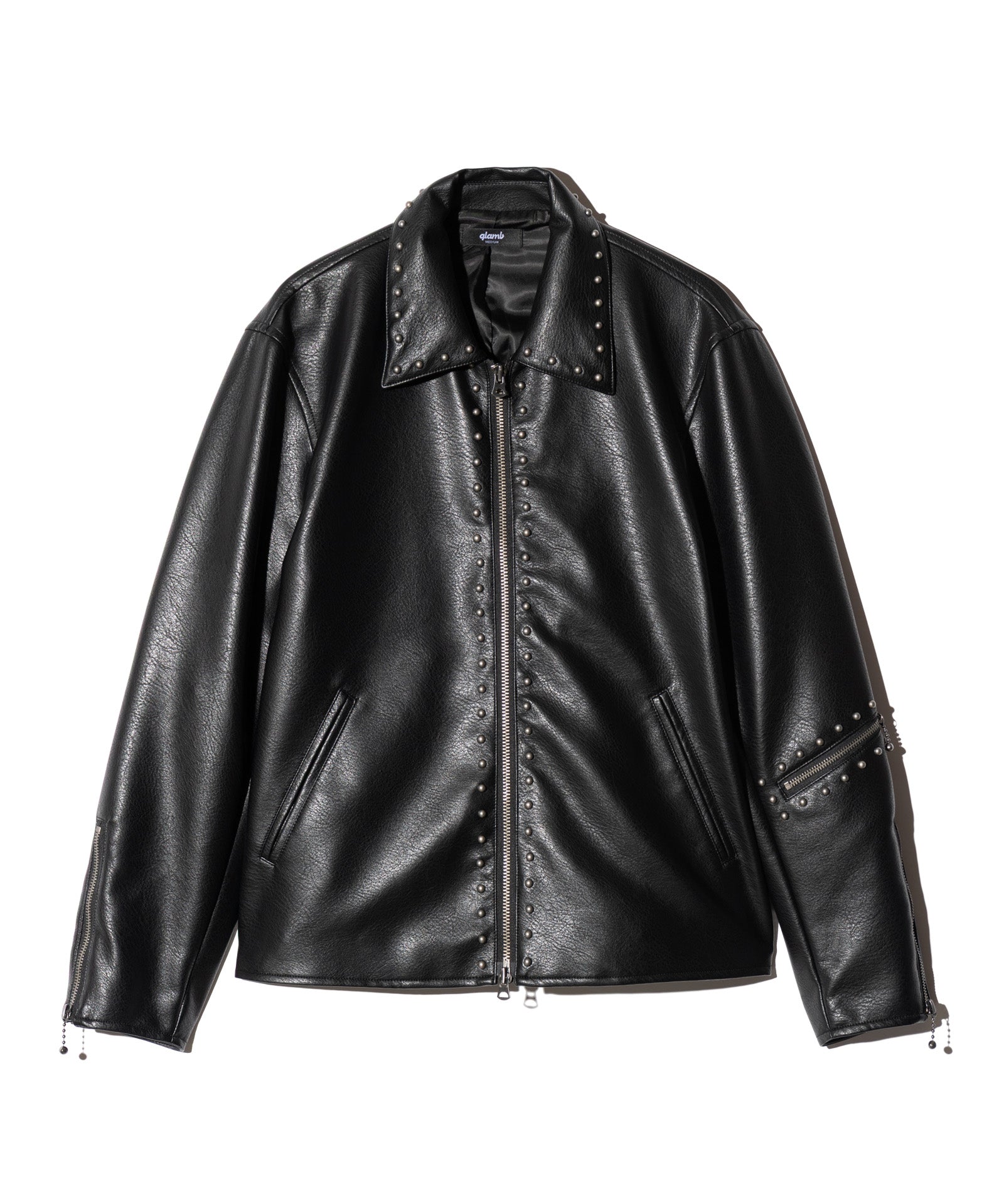 GB0426/JKT01 : Synth Leather Studs Jacket / シンセレザースタッズ