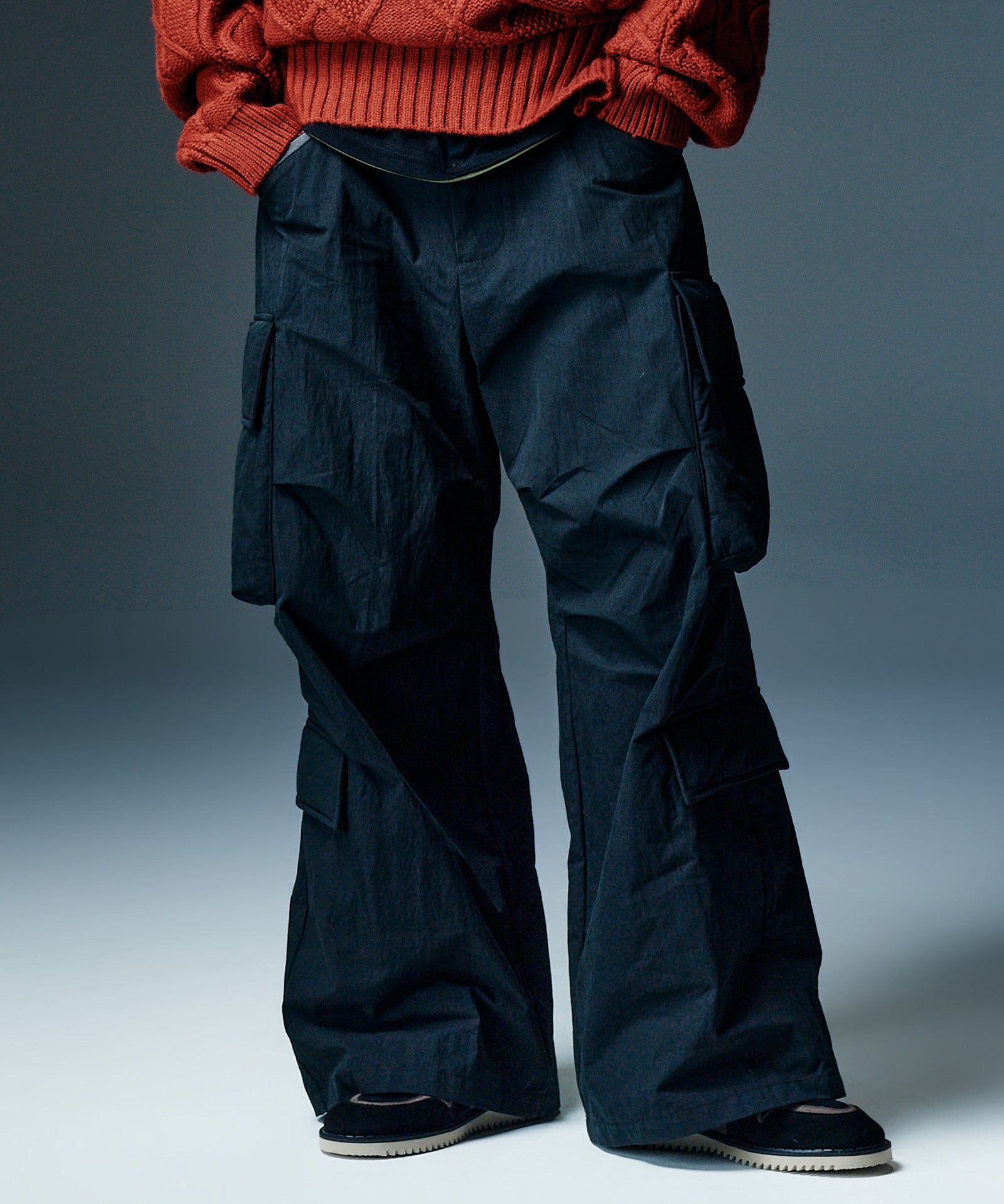 GB0426/P03 : Padded Cargo Baggy Pants / パデッドカーゴバギーパンツ