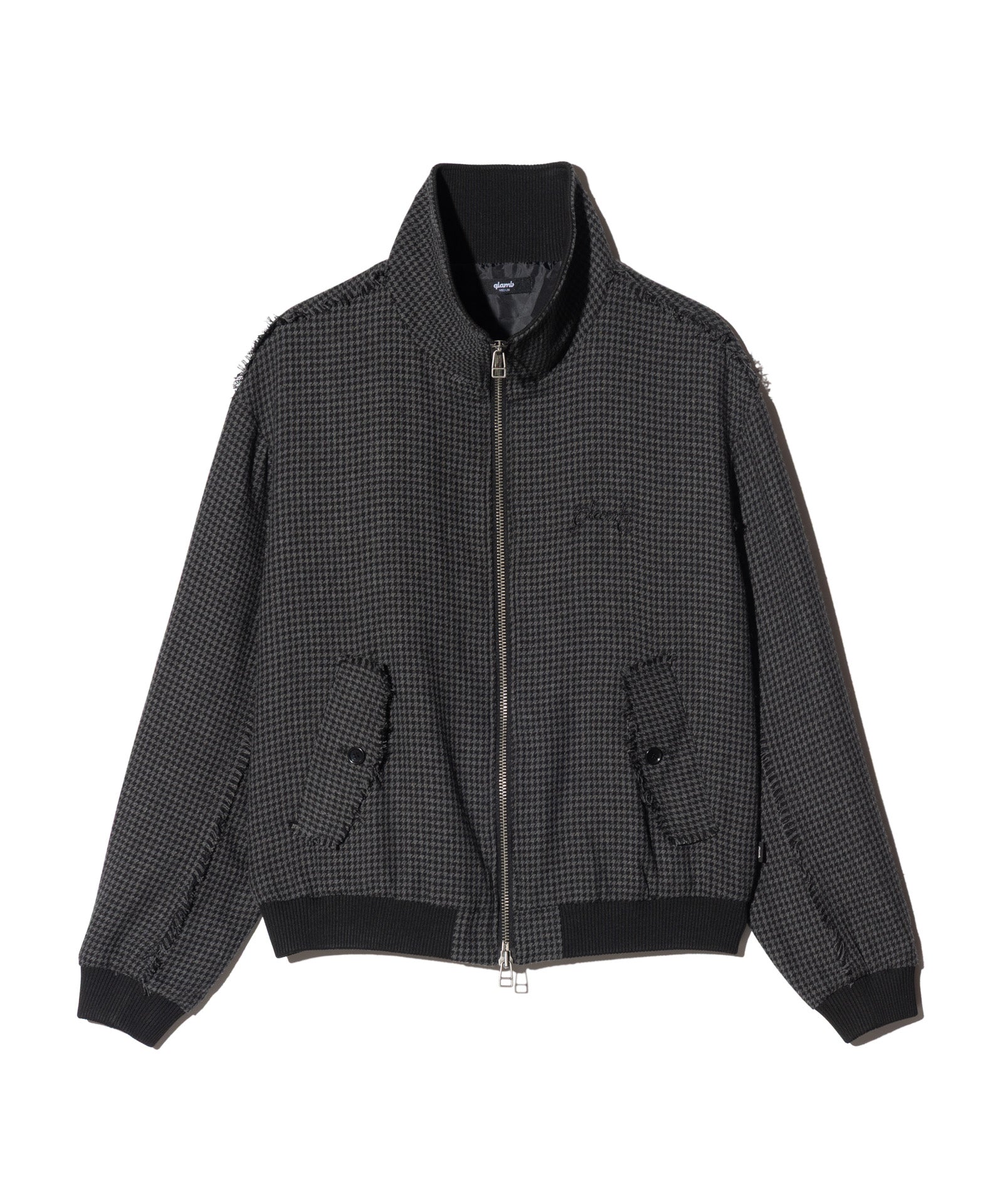 GB0426/UF03 : Damage Houndstooth Jacket / ダメージハウンドトゥース