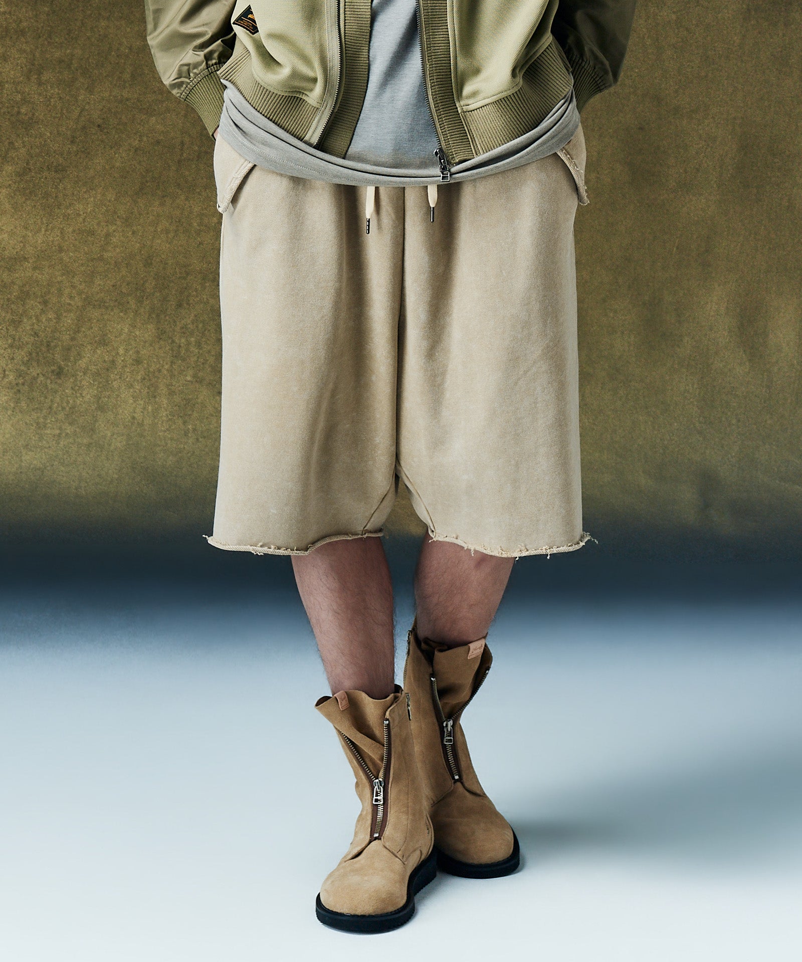 Fade Sweat Sarouel Shorts / フェイドスウェットサルエルパンツ