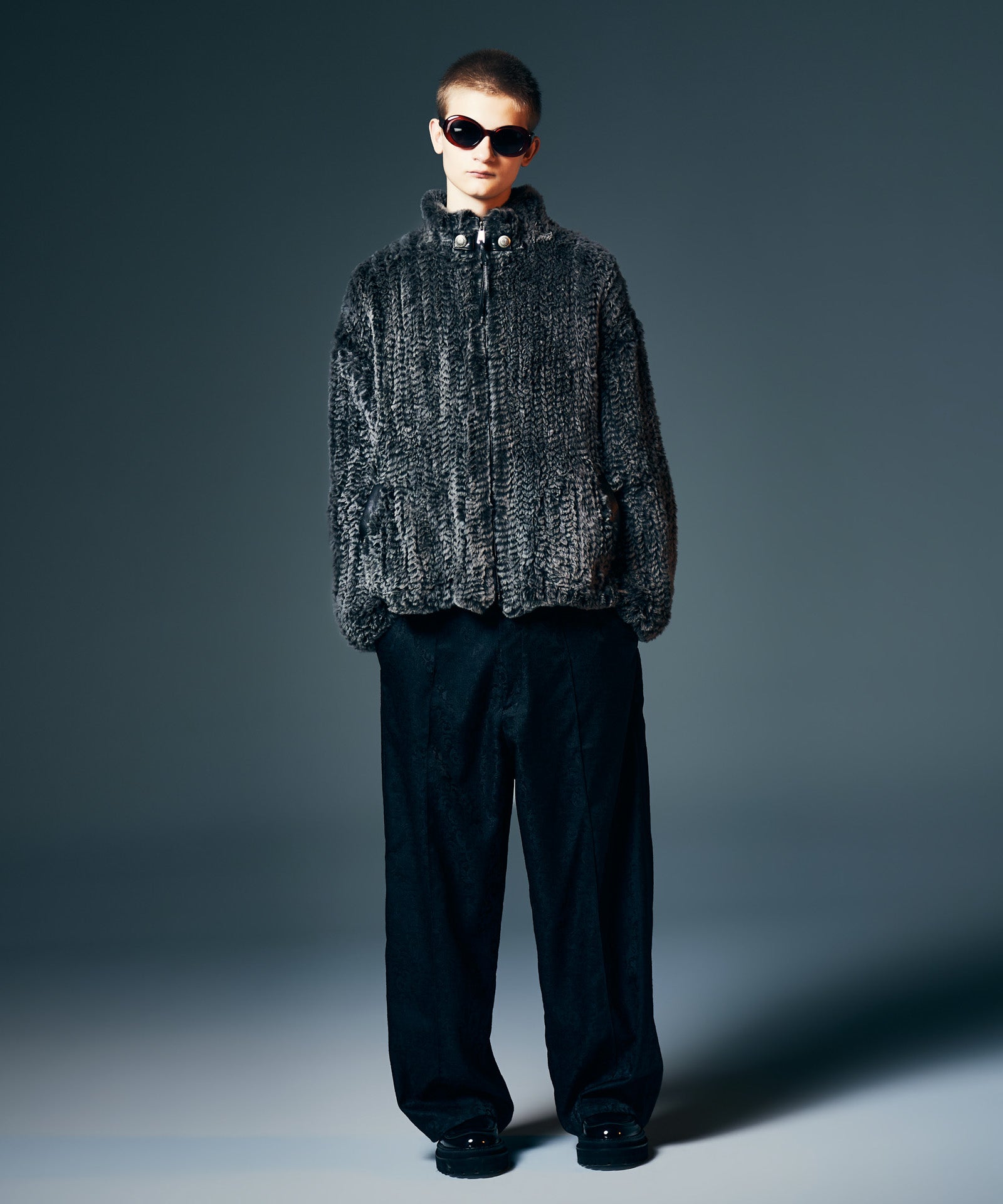 GB0326/JKT05 : Rabbit Fur Jacket / ラビットファージャケット