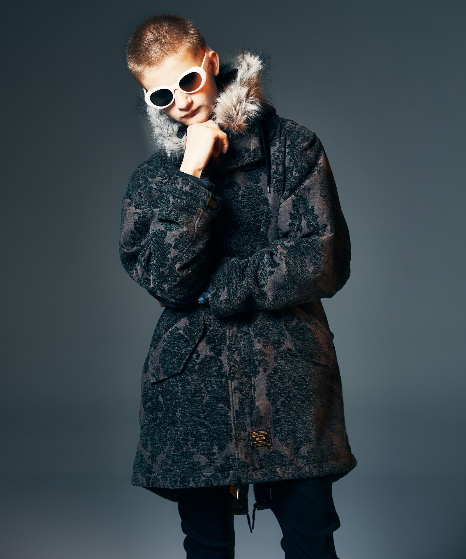 GB0326/JKT11 : High Neck Mods Coat / ハイネックモッズコート