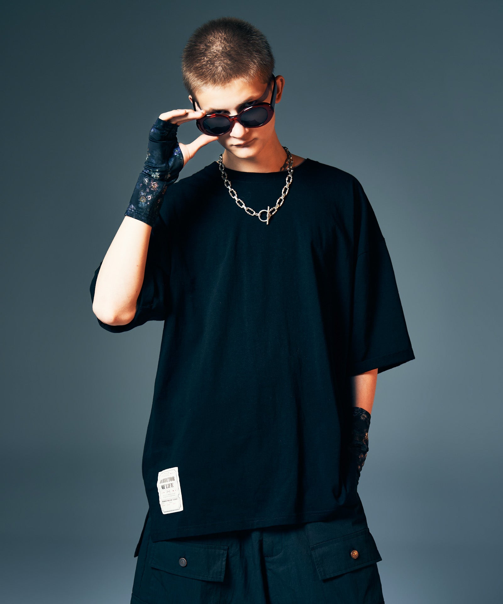 GB0326/CS15 : Oversized Ticket Tag T-shirt / オーバーサイズ