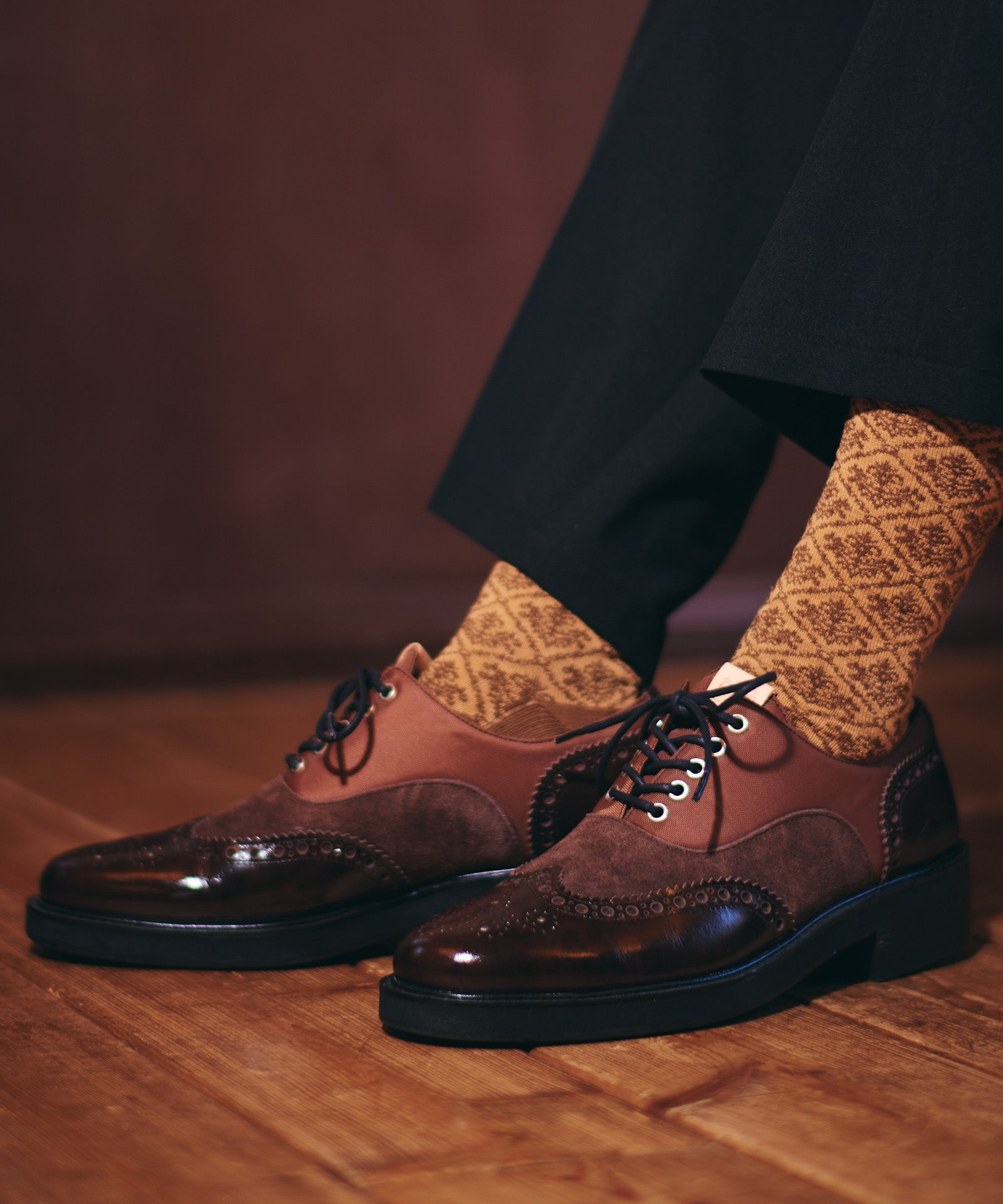 GB0226/AC01 : Mixture Country Shoes / ミクスチャーカントリーブーツ