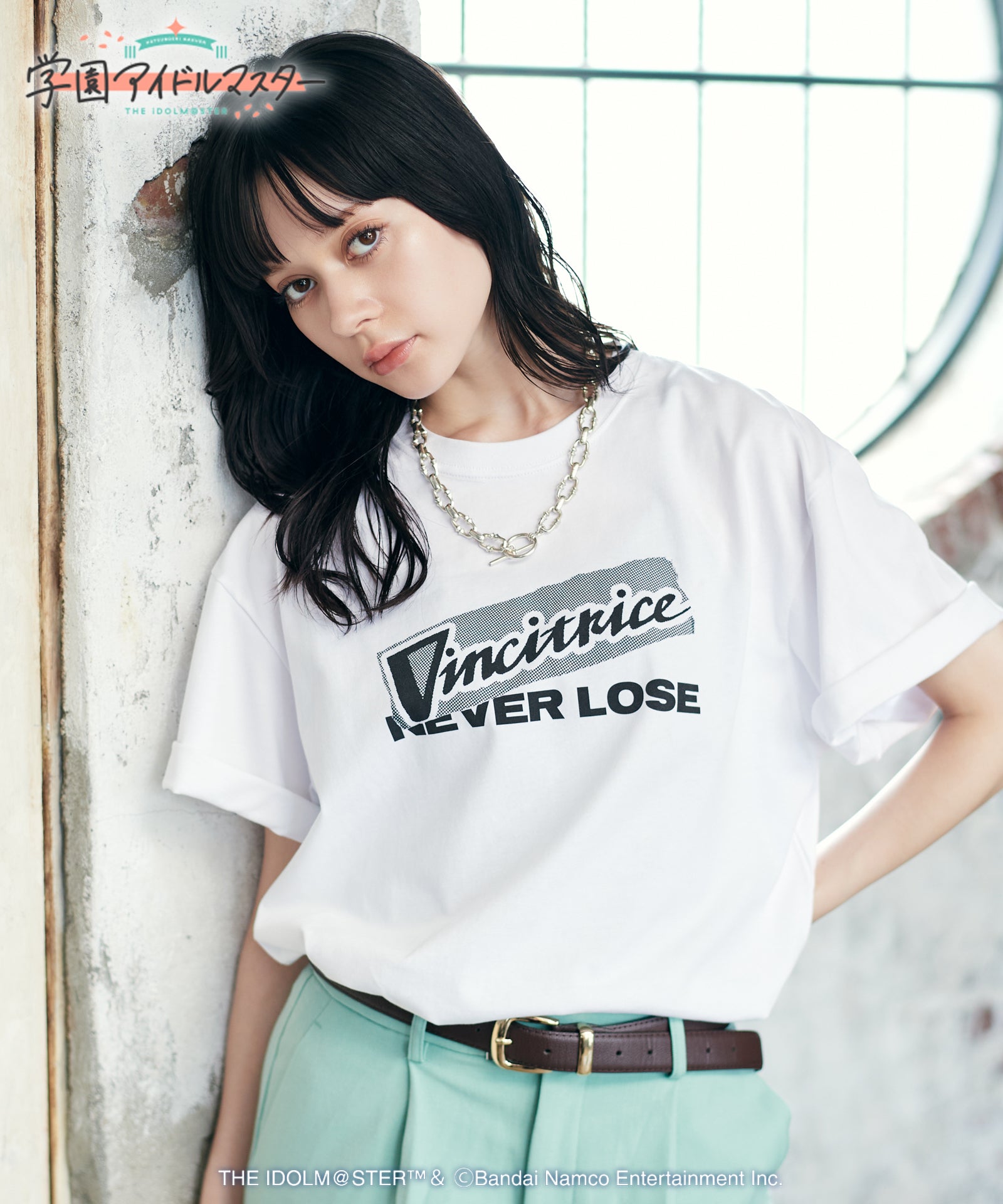 H:166 / C:80 / W:56 / H:86 着用サイズ:L