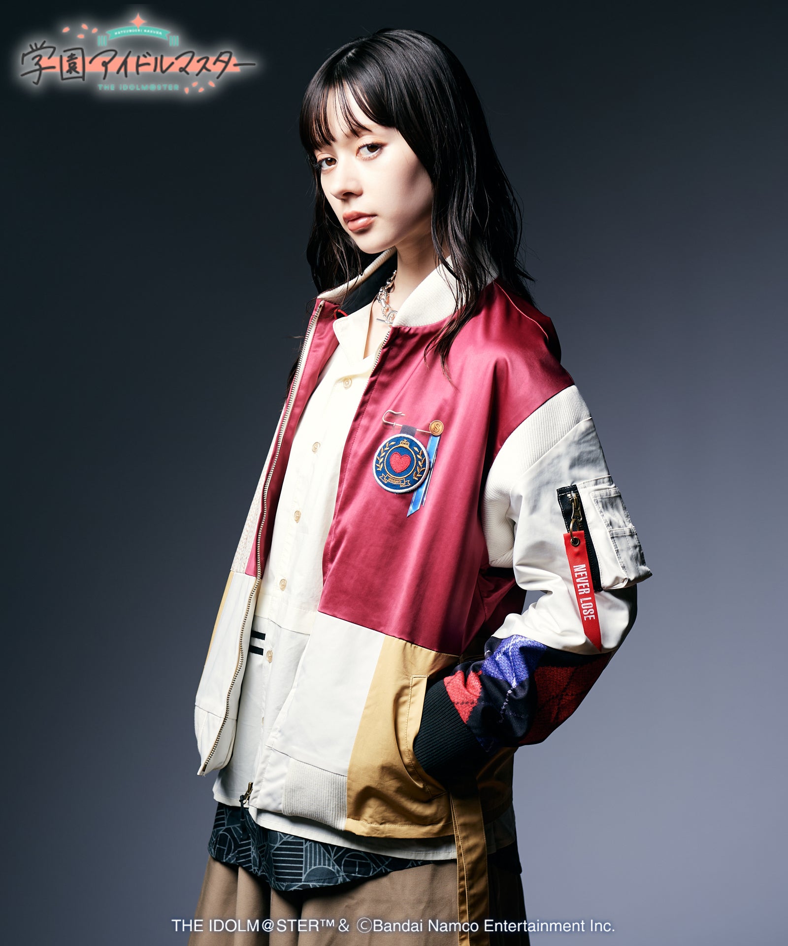 学園アイドルマスター glamb CONTRAST BLOUSON 未使用 学園アイドルマスター×gladgarb CONTRAST BLOUSON(全1種