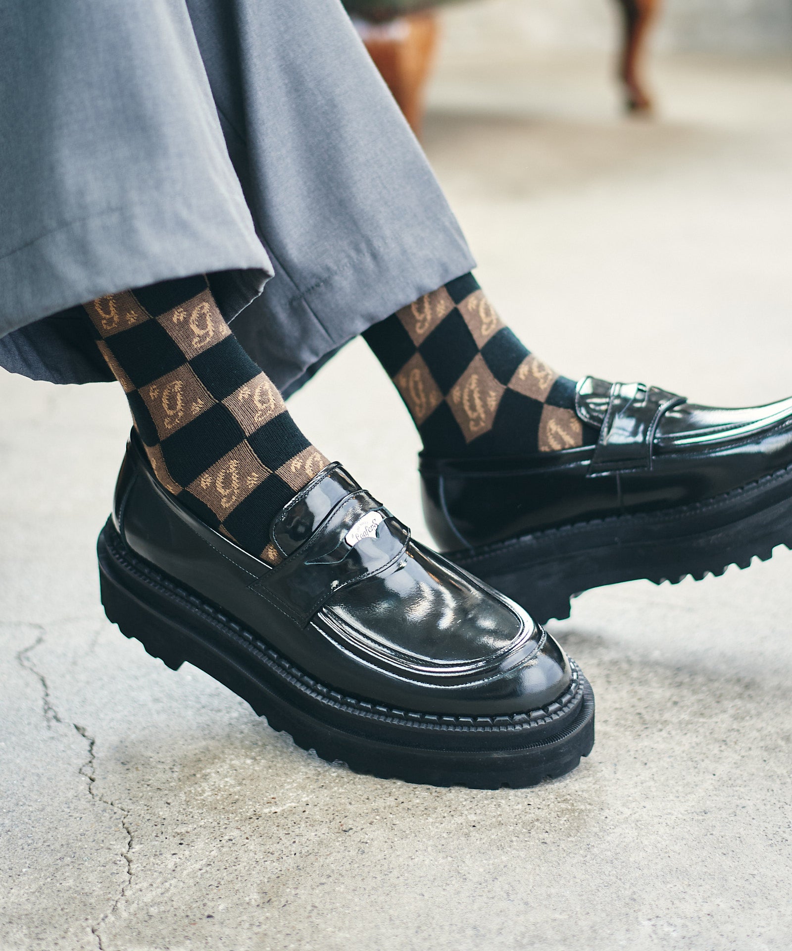 GB0126/AC14 : Signature Pattern Socks Set / シグネチャーパターン