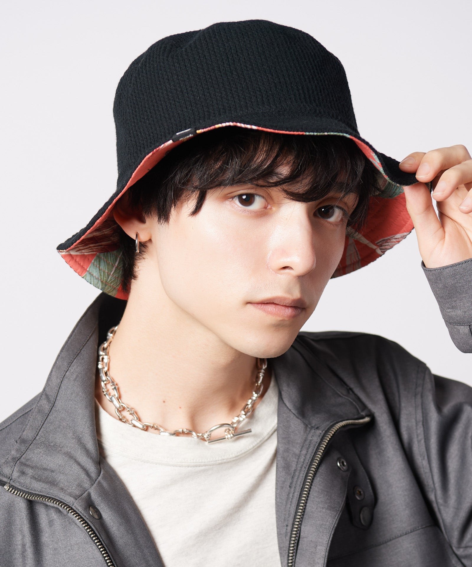 GB0126/CP02 : Reversible Bucket Hat / リバーシブルバケットハット