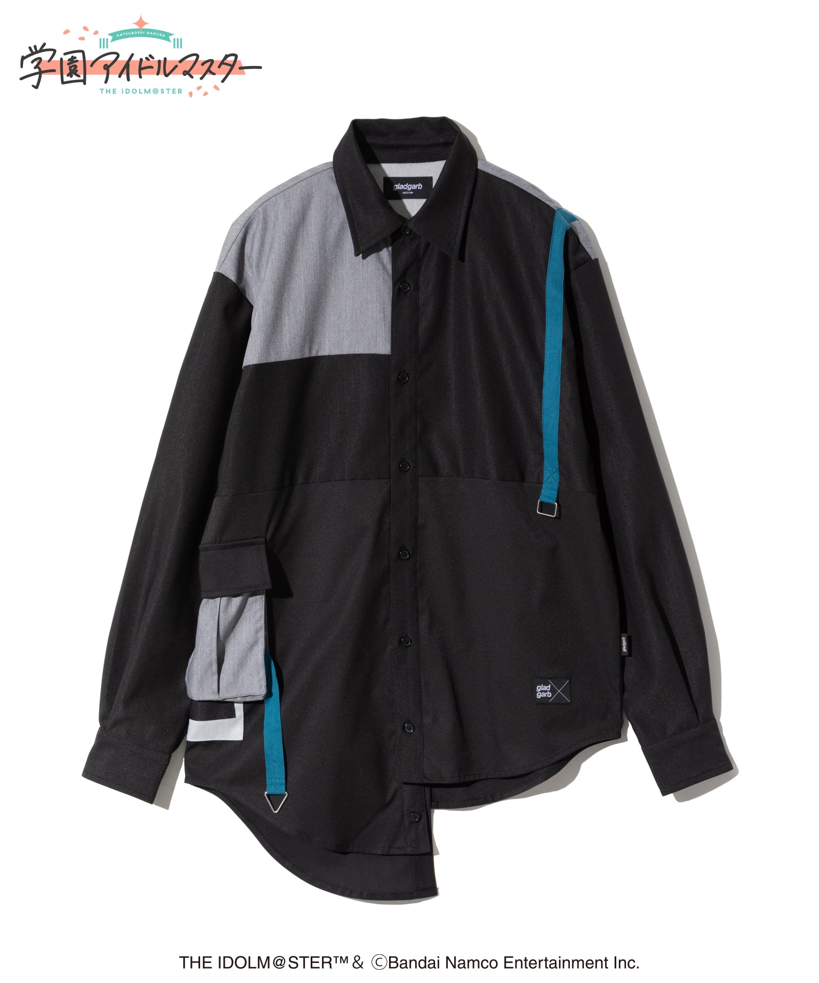 学園アイドルマスター　月村手毬モチーフシャツ　テマリシャツ　ブラック　XL GG0325/IM04 : Temari Shirt / テマリシャツ – glamb Online Store