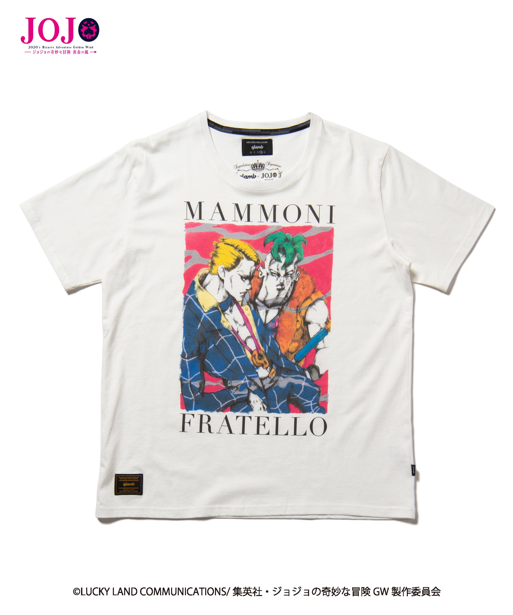 ジョジョ　プロシュート兄貴　シャツ　新品　未使用　非売品　限定　特典　Mサイズ GB0120/JJ03 : Prosciutto & Pesci T / プロシュートアンドペッシT