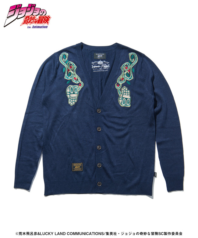 極美品　限定glamb×ジョジョ【カーディガン ハイエロファントグリーン(M】 GB0218/JJ10: Hierophant Green cardigan | glamb Online Store