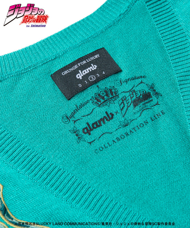 glamb×ジョジョ【カーディガンハイエロファントグリーン(XL】シャツ 花京院 glamb×ジョジョ【カーディガンハイエロファントグリーン(XL