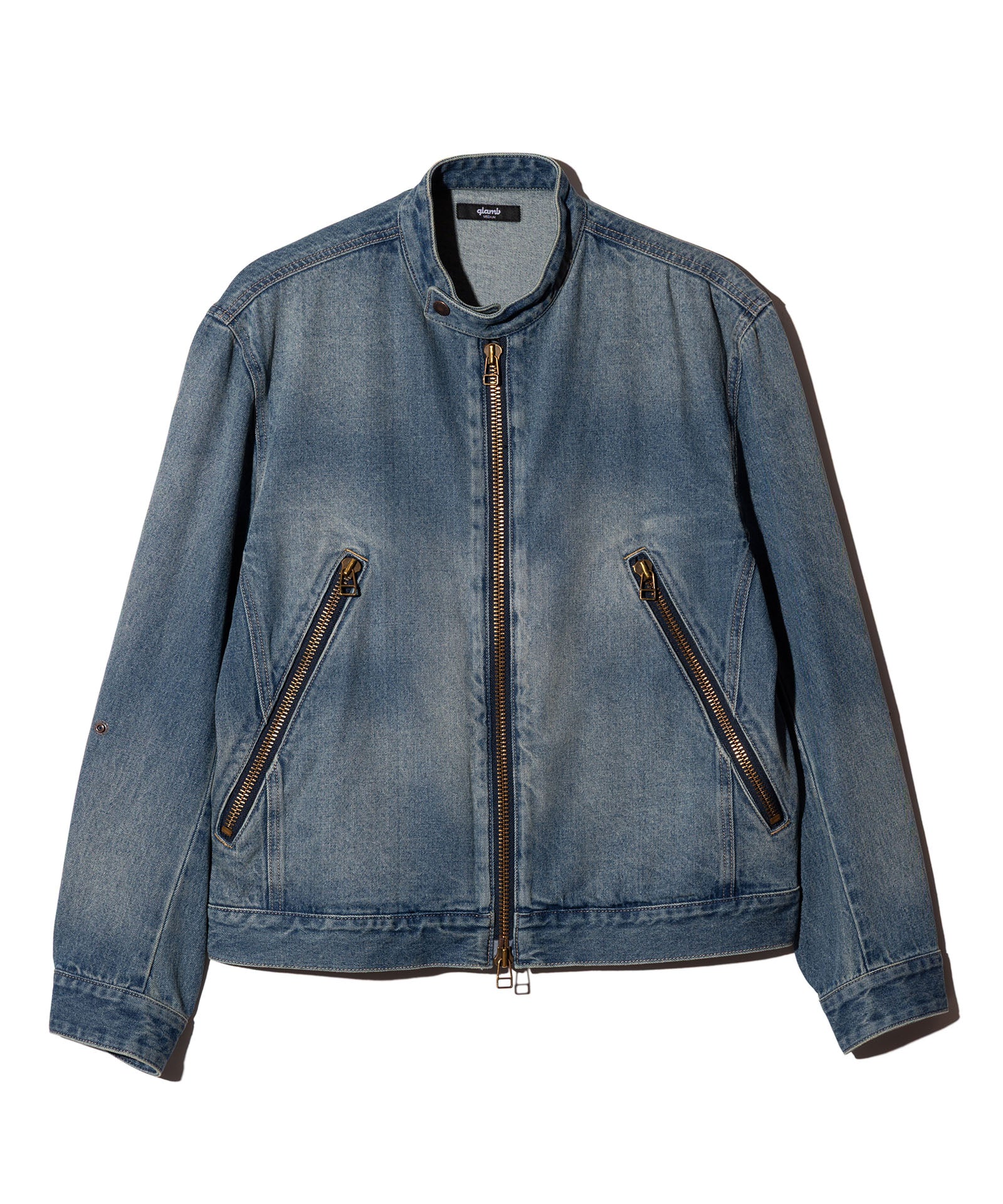 GB0126/JKT03 : Denim Riders Jacket / デニムライダースジャケット