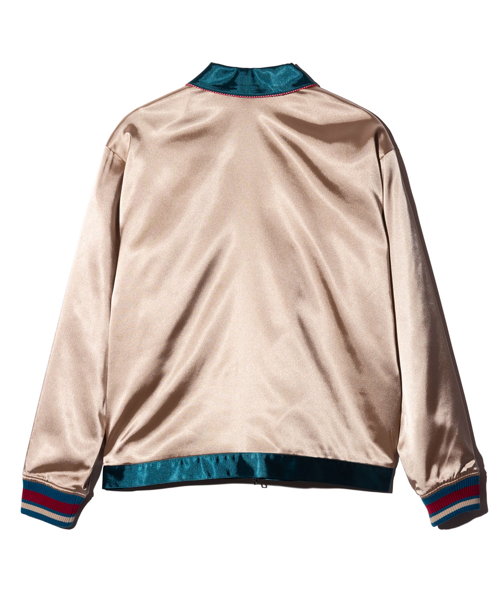 【MiLB シャツ】Majestic トレントンサンダー 半袖ゲーマージャケット GB0126/JKT09 : Short Satin Jacket / ショートサテンジャケット