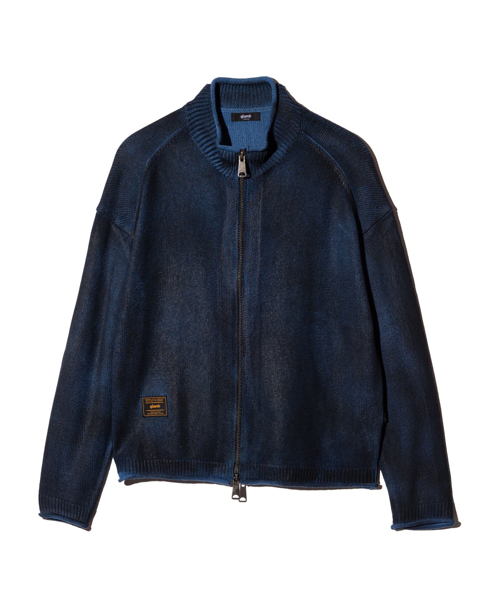 GB0126/KNT04 : Paraffin Coated Knit Blouson / パラフィンコート