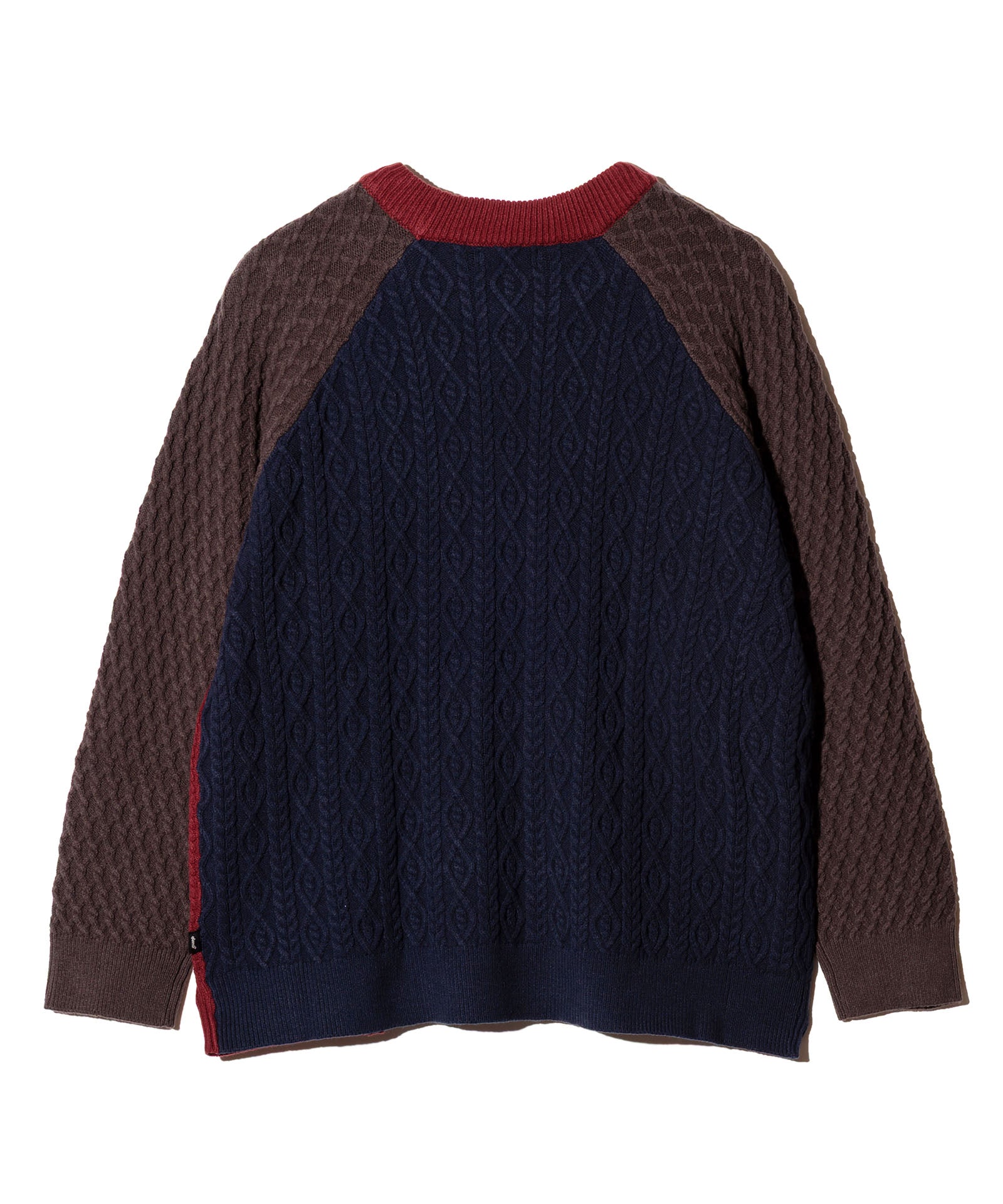 GB0126/KNT07 : Asymmetry Cable Knit / アシンメトリーケーブルニット