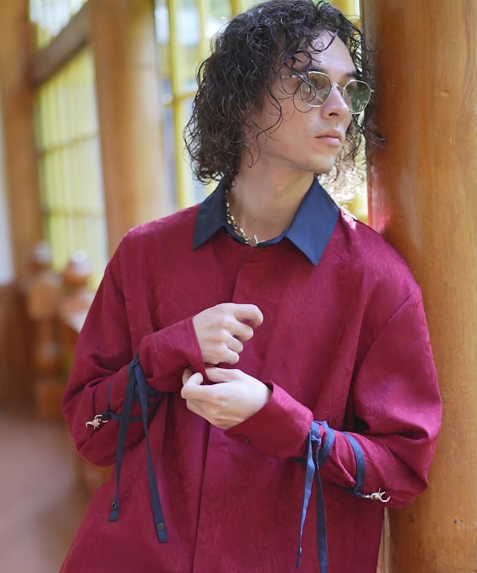 GB0126/SH02 : Blow Long Shirt / ブロウロングシャツ | glamb Online