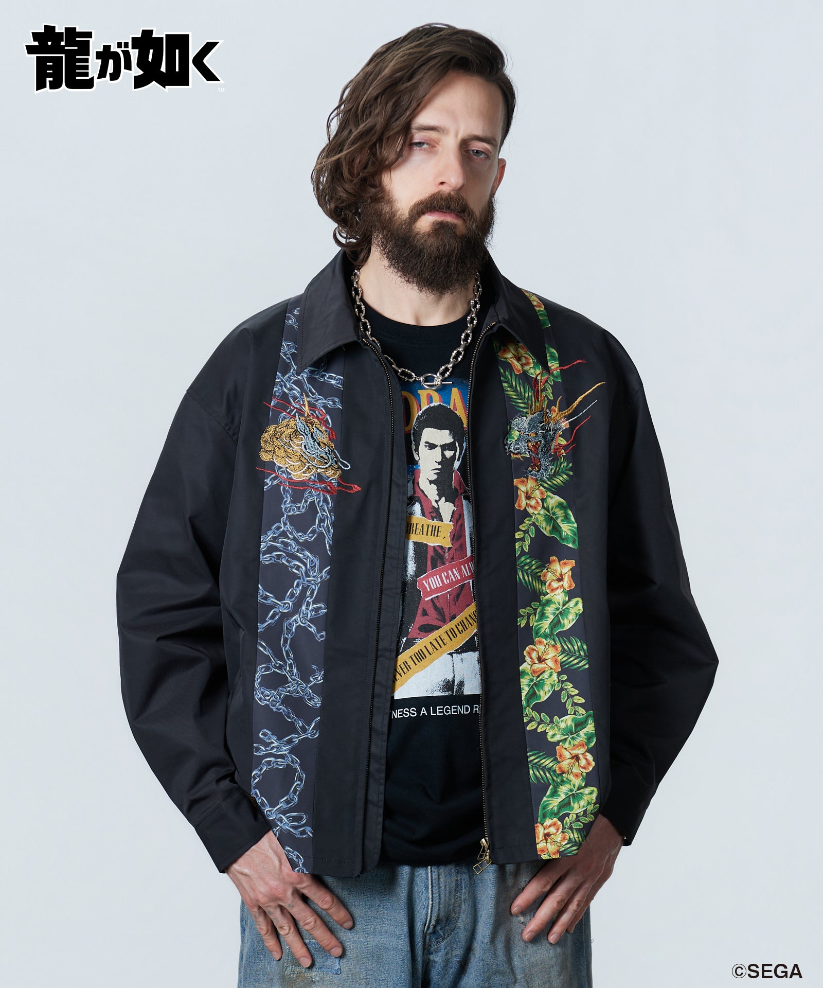 H:185 / C:86 / W:74 / H:90 着用サイズ:XL