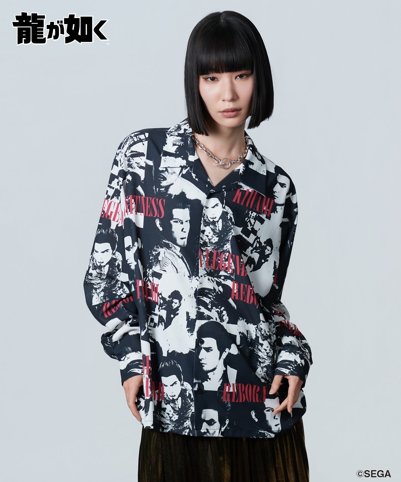 H:170 / C:77 / W:57 / H:81 着用サイズ:L