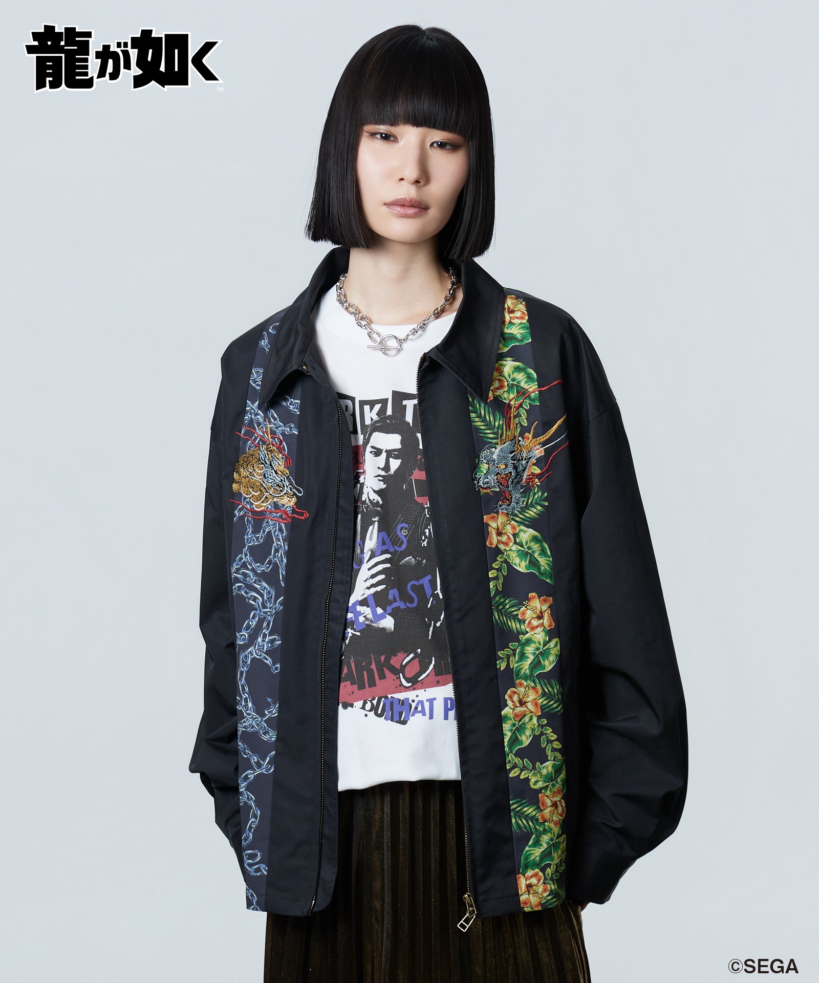 H:170 / C:77 / W:57 / H:81 着用サイズ:XL