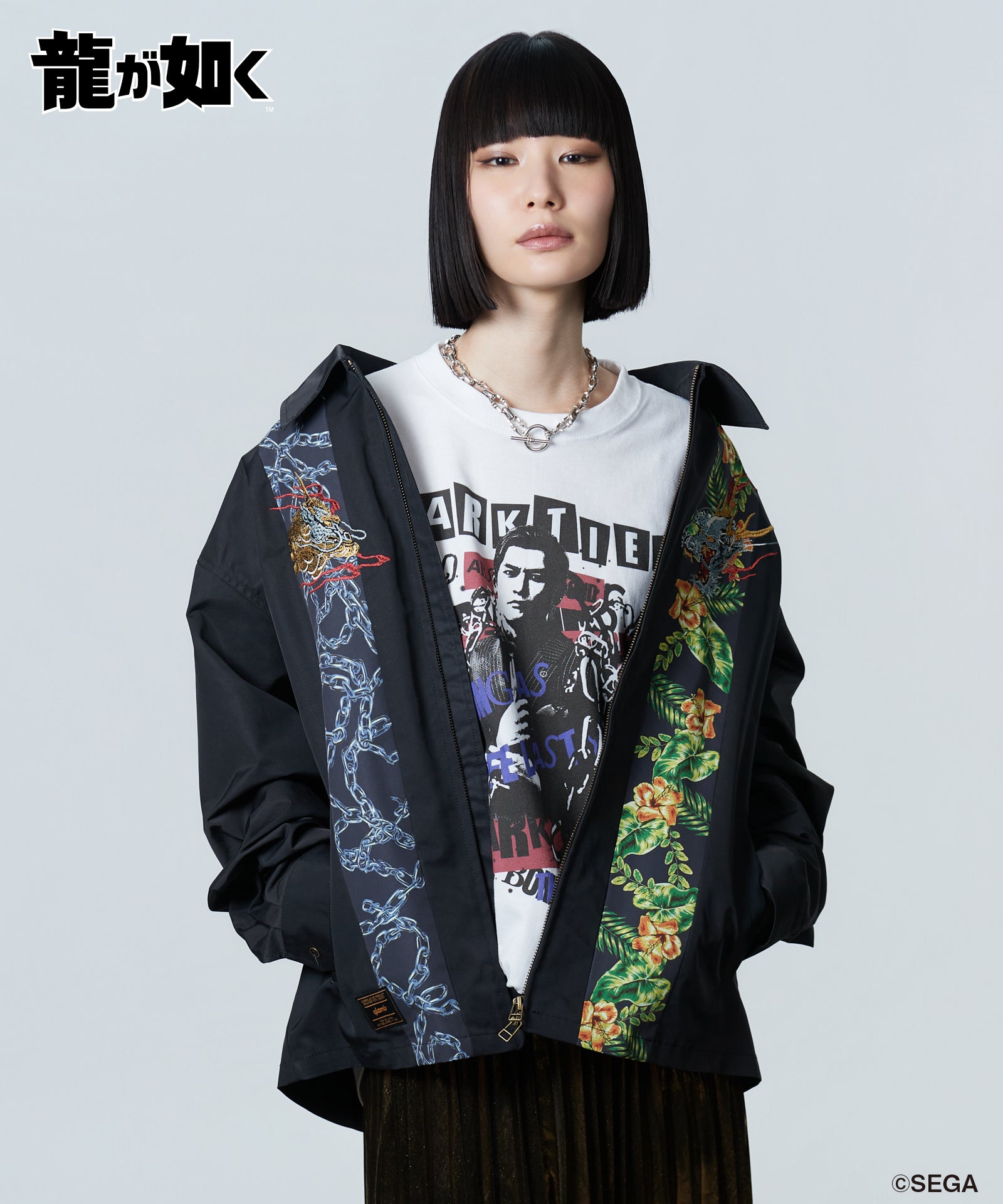 H:170 / C:77 / W:57 / H:81 着用サイズ:XL