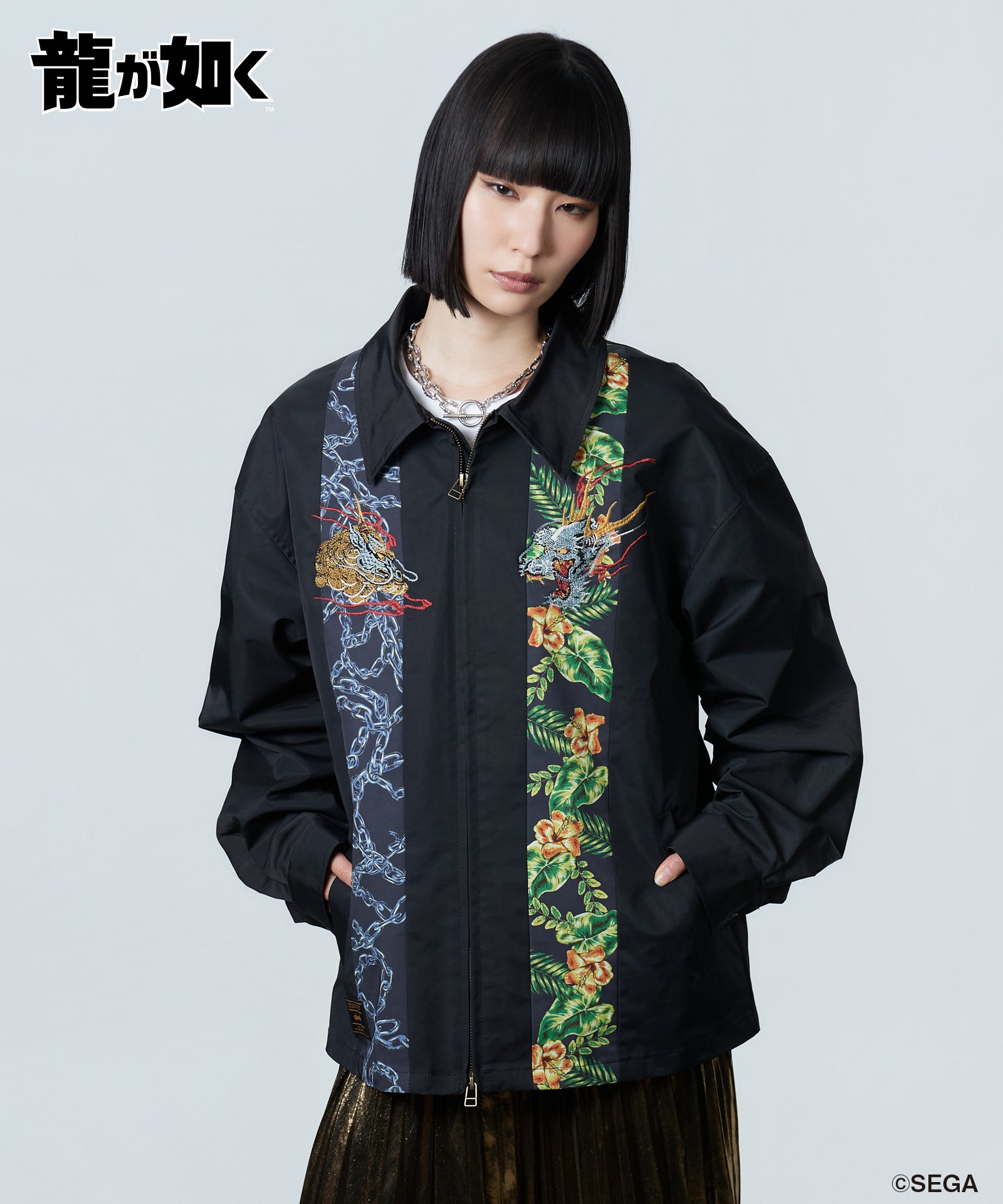 B*Y様 キリュウキリュウ　GLAY JIROモデル　チェーン柄ジャケット　YO GB0126/LD01 : Kiryu vs Mine Jacket / キリュウバーサスミネ