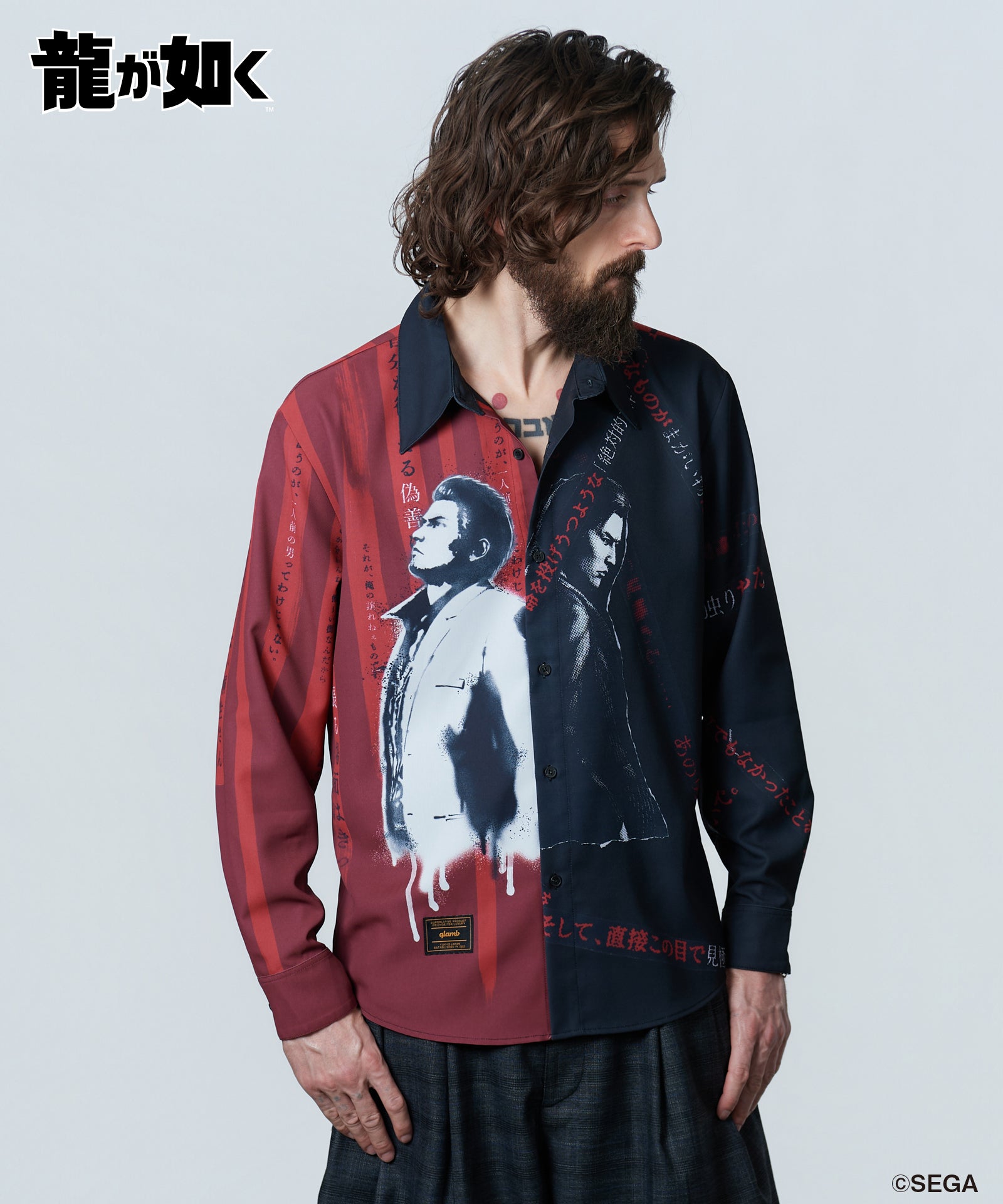 H:185 / C:86 / W:74 / H:90 着用サイズ:L