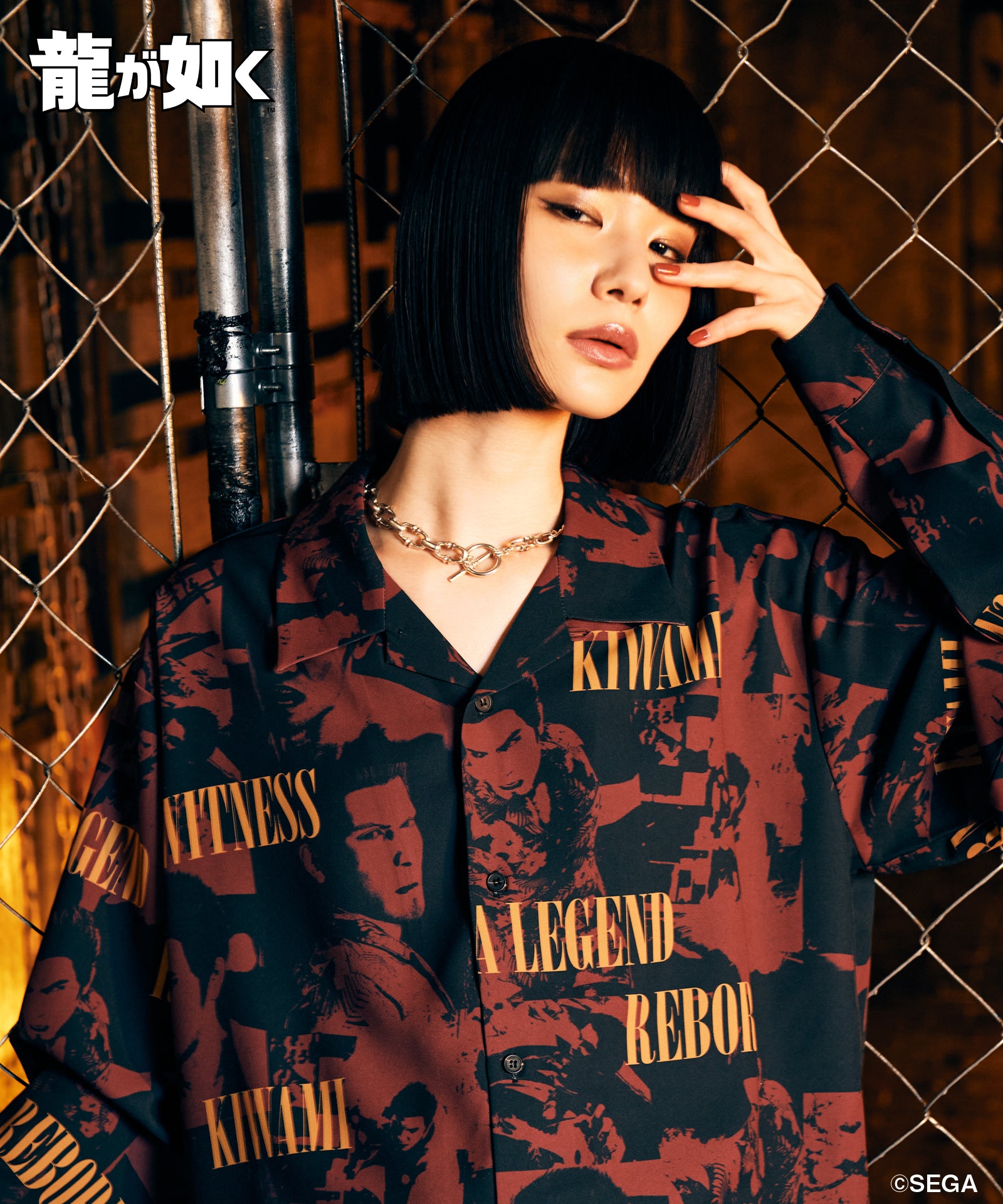 H:170 / C:77 / W:57 / H:81 着用サイズ:L