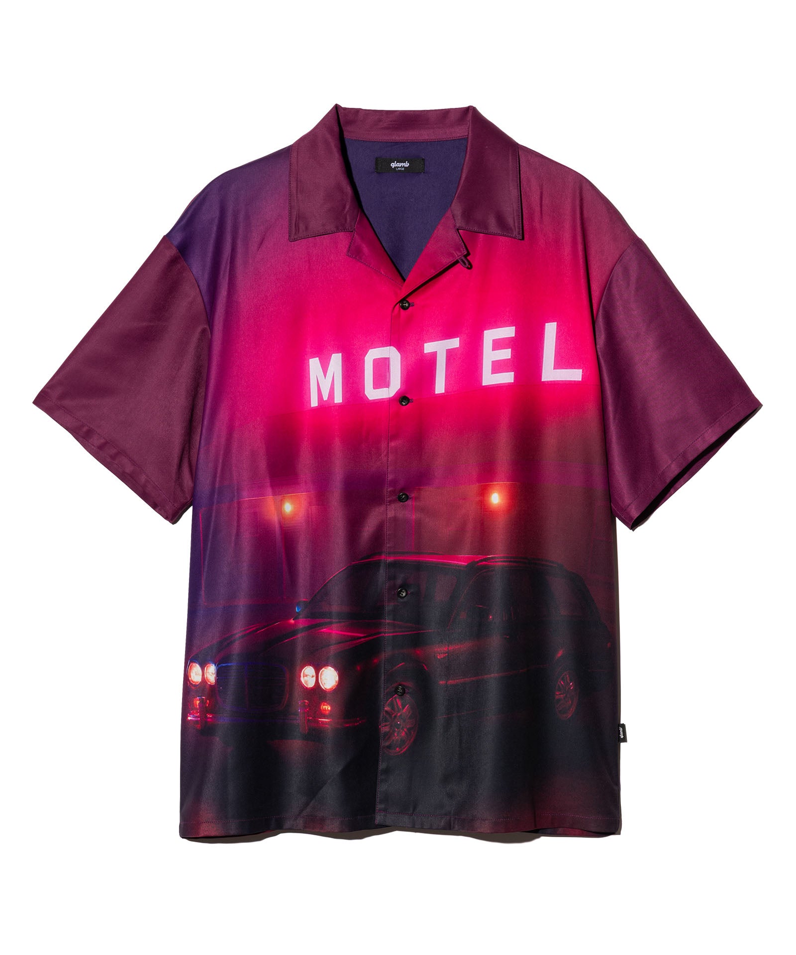 GB0126/SH04 : Midnight Open Collar Shirt / ミッドナイトオープン