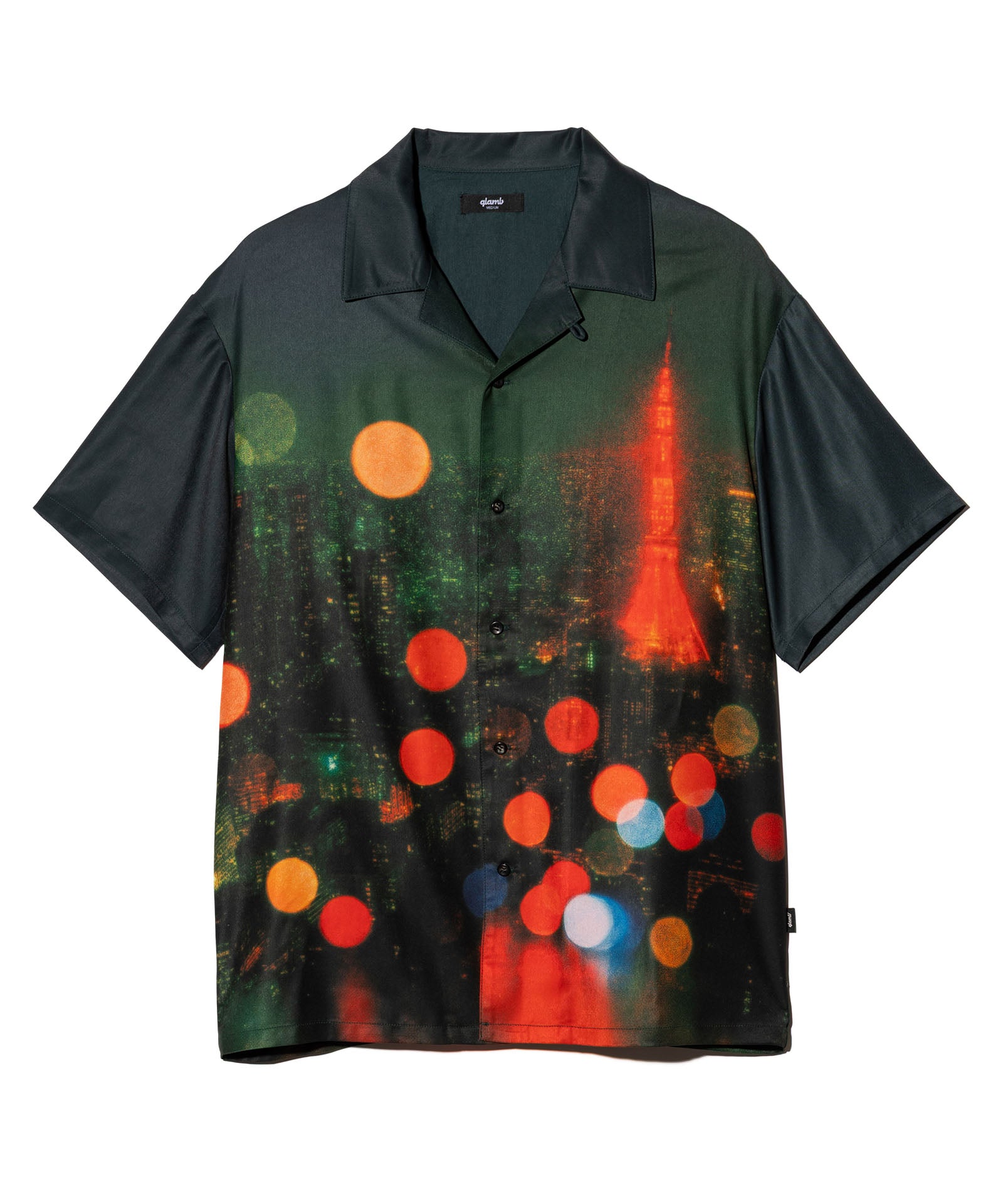 GB0126/SH04 : Midnight Open Collar Shirt / ミッドナイトオープン